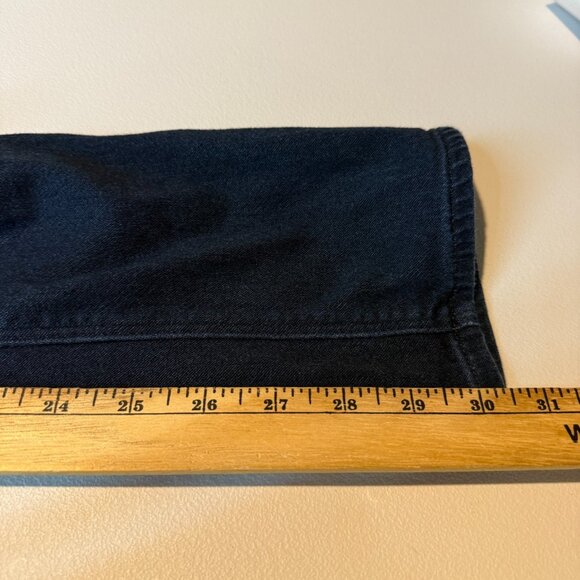 Spanx Women 29 The Signature Straight Jeans Dark Wash Stretch Denim Side Zip - Picture 10 of 11